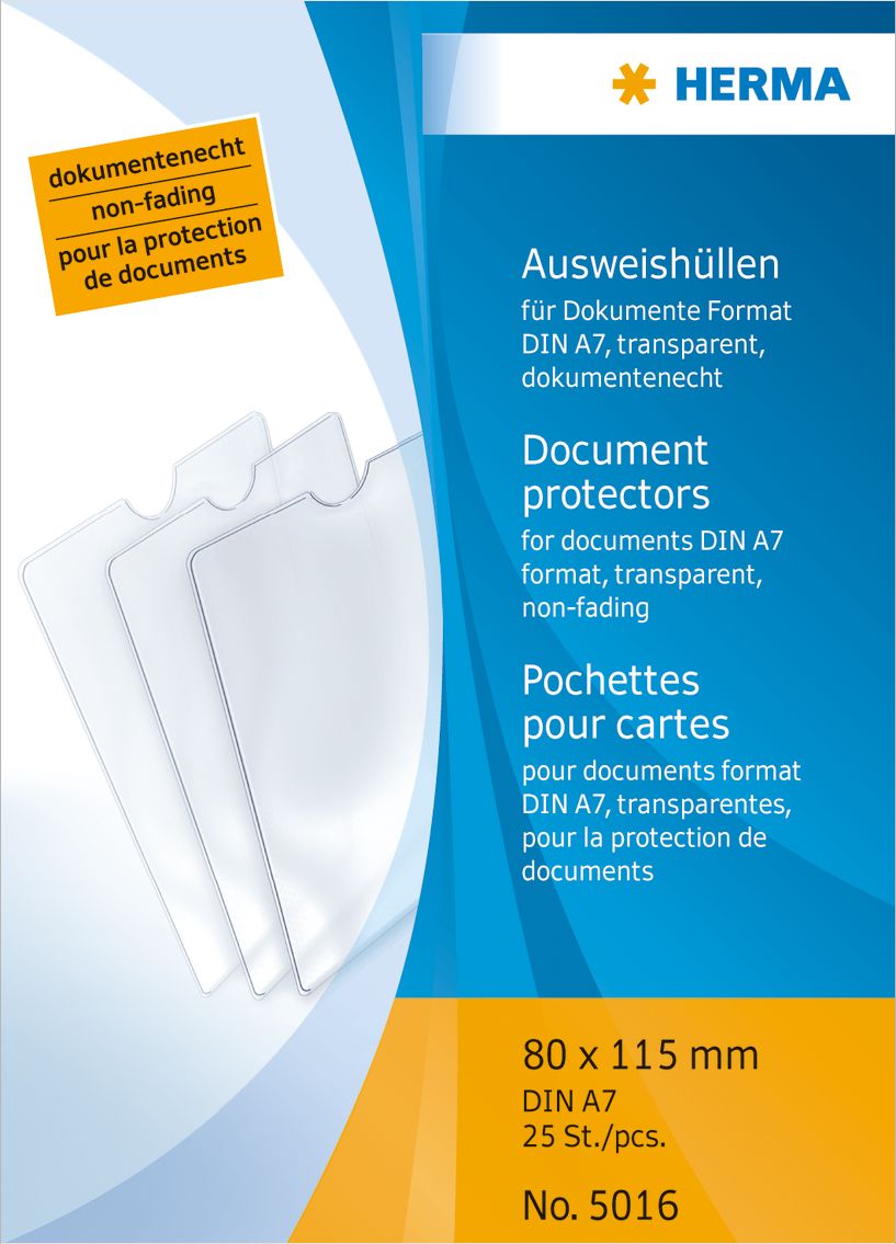 HERMA Ausweishülle 5016, transparent