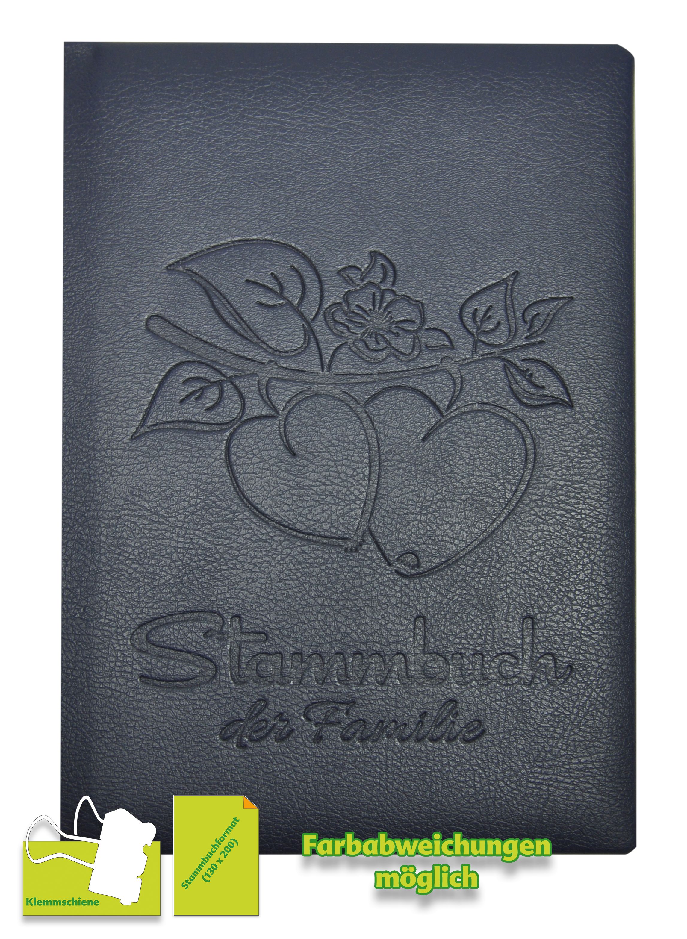 Stammbuch APFEL BLAU NEUE PRÄGUNG