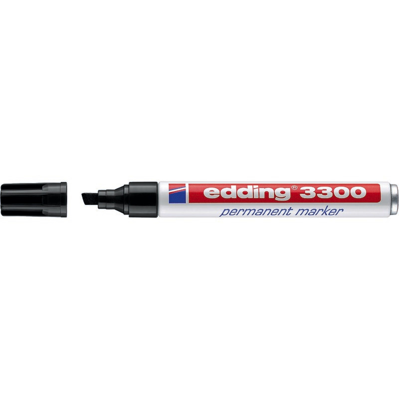 edding Permanentmarker 3300, Einzelfarben - schwarz