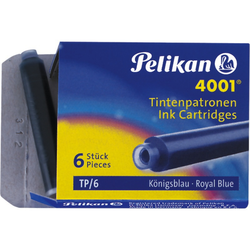 Pelikan Tintenpatronen 4001, königsblau