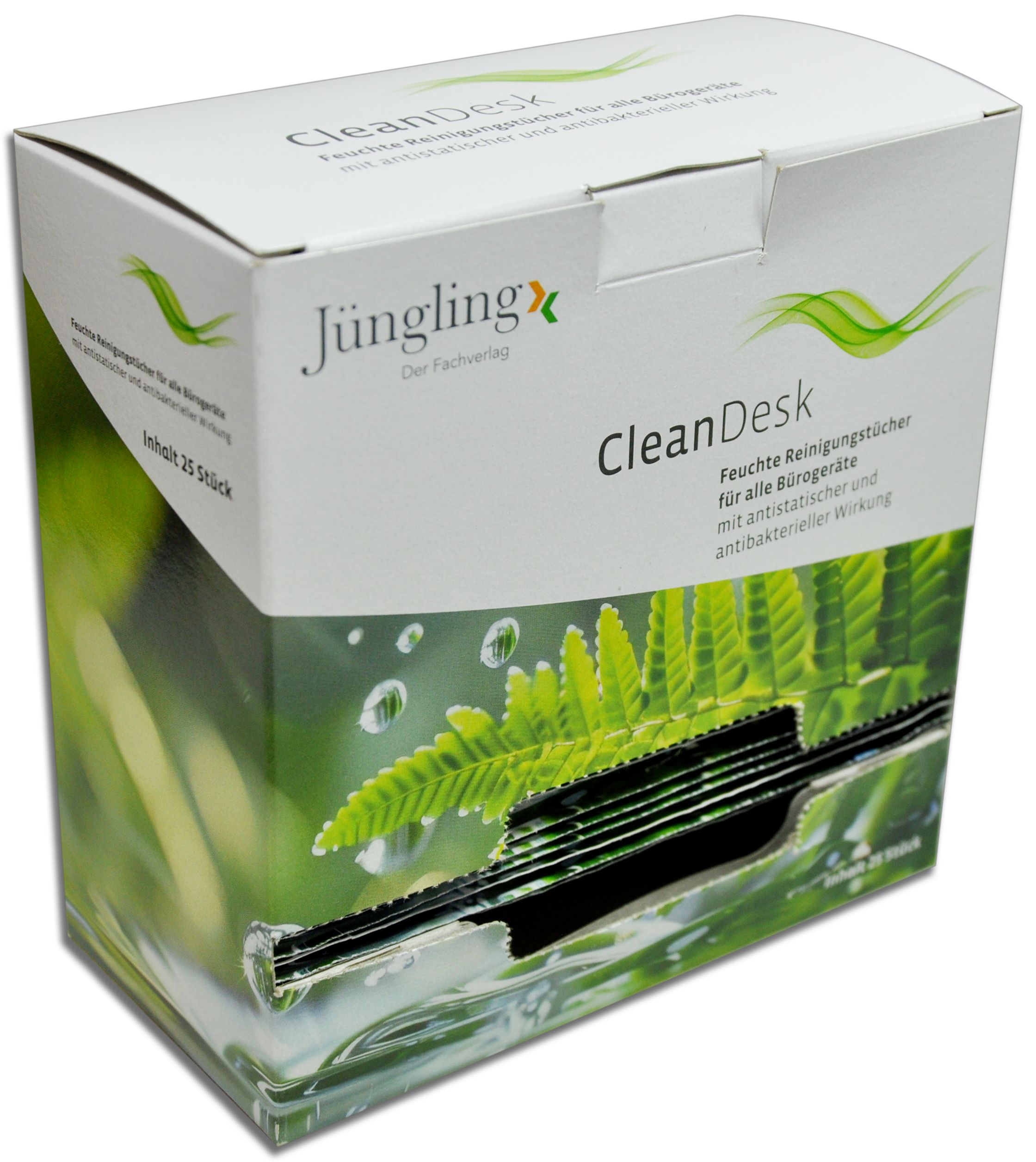 CleanDesk - Technisches Reinigungstuch im Faltschachtel-Spender