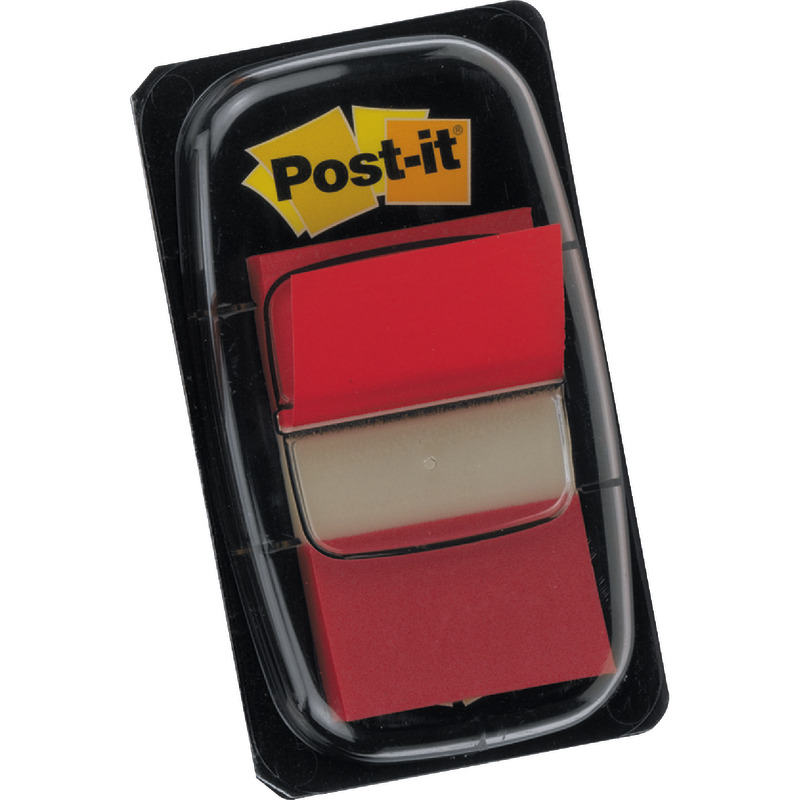 Post-it® Index 680 Haftstreifen Standard - rot