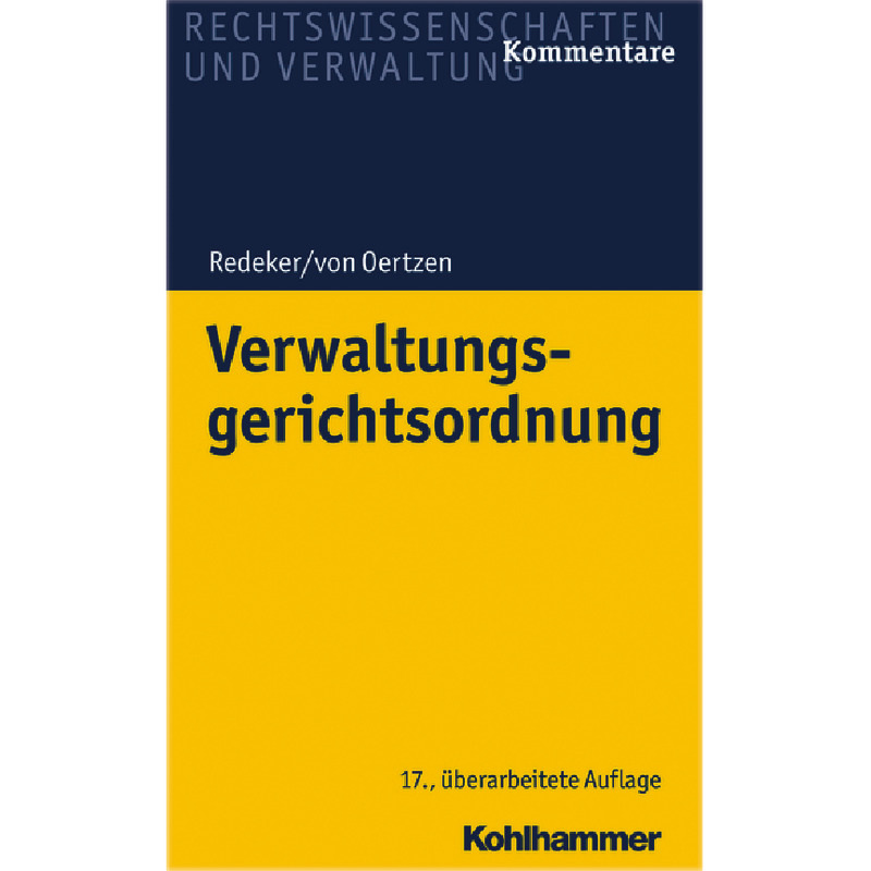 Verwaltungsgerichtsordnung Verwaltungsgerichtsordnung