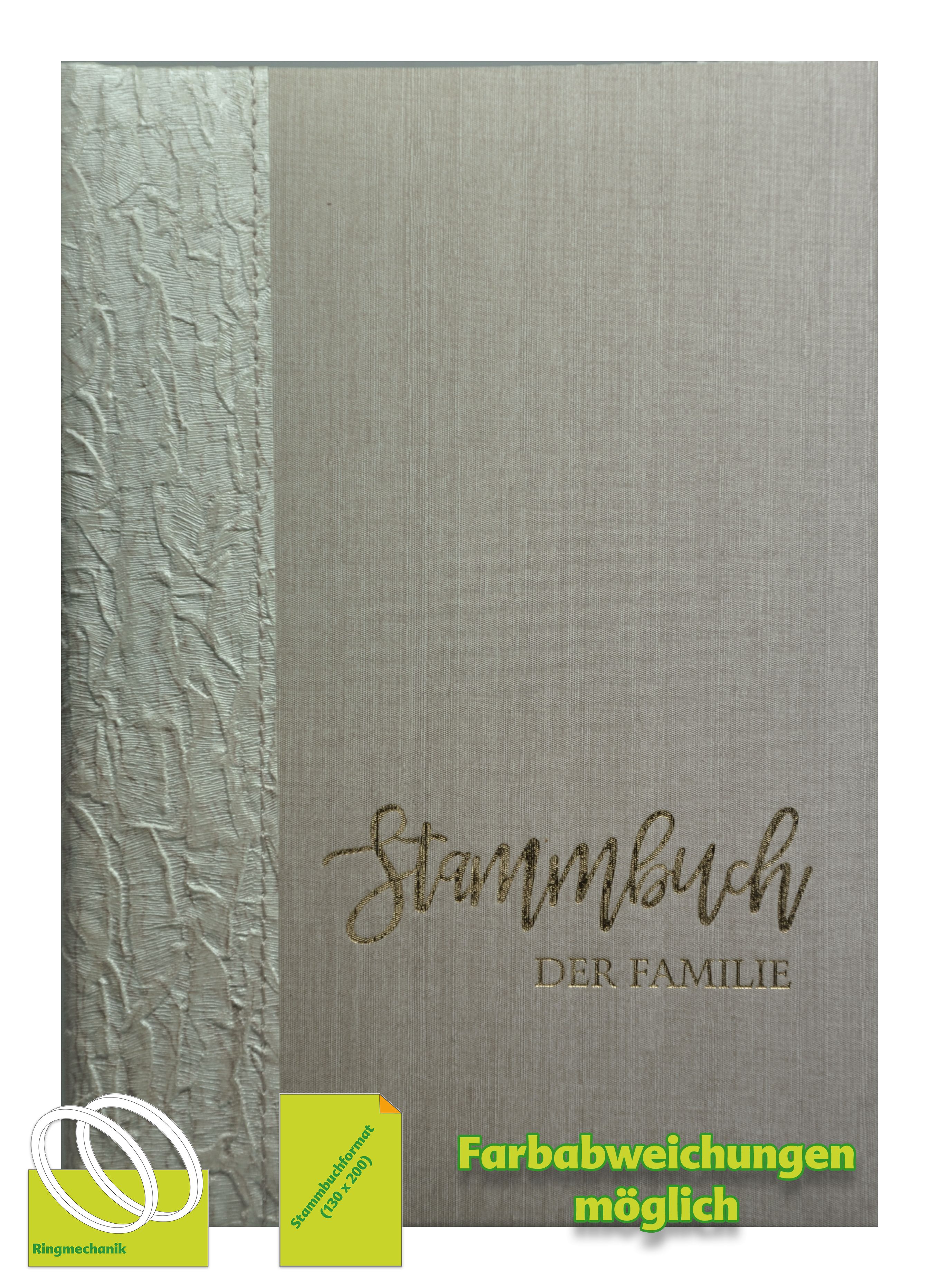 Stammbuch BIANCA mit Ringmechanik