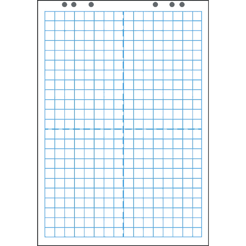 Staufen Flipchart-Block, blanko/kariert