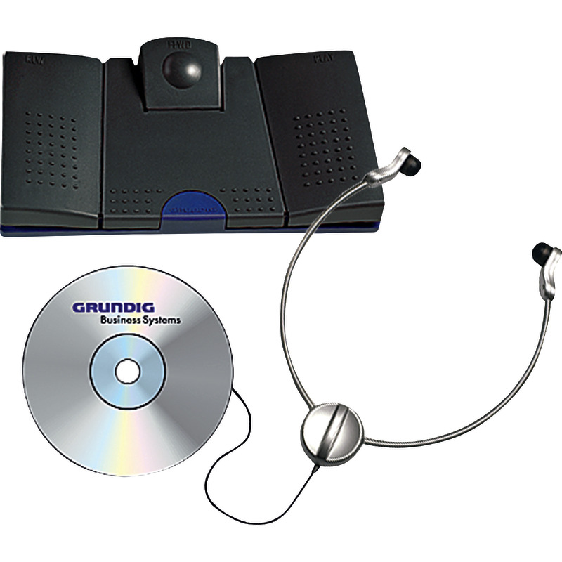 GRUNDIG Digta Transcription Starter Kit 568 mit DigtaSoft Pro