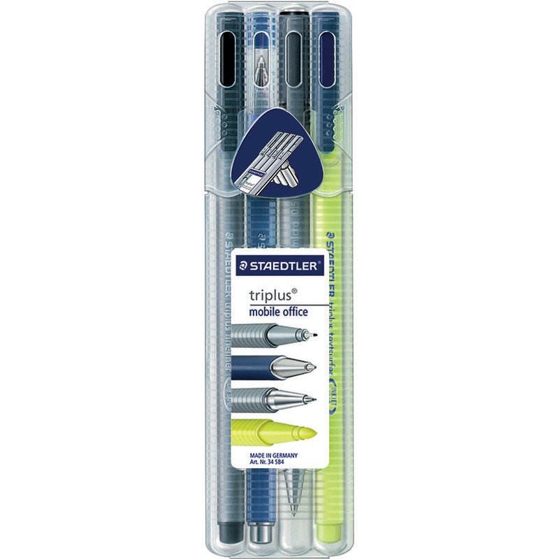 STAEDTLER triplus® mobile Office 34 SB4, 4er Box