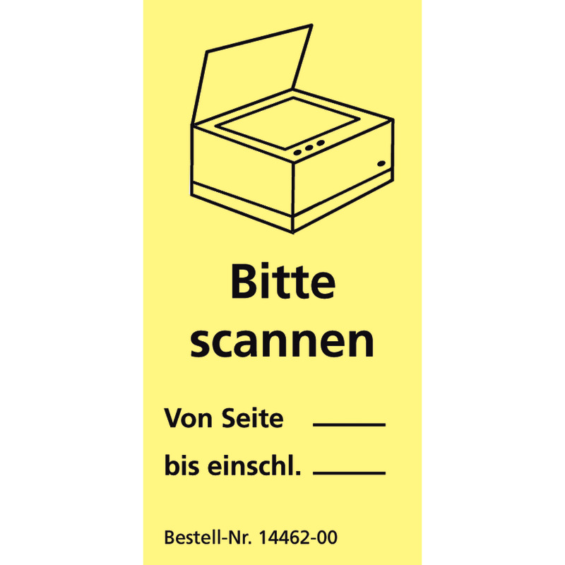 SoldanPlus Bedruckte Haftnotizen: Bitte scannen