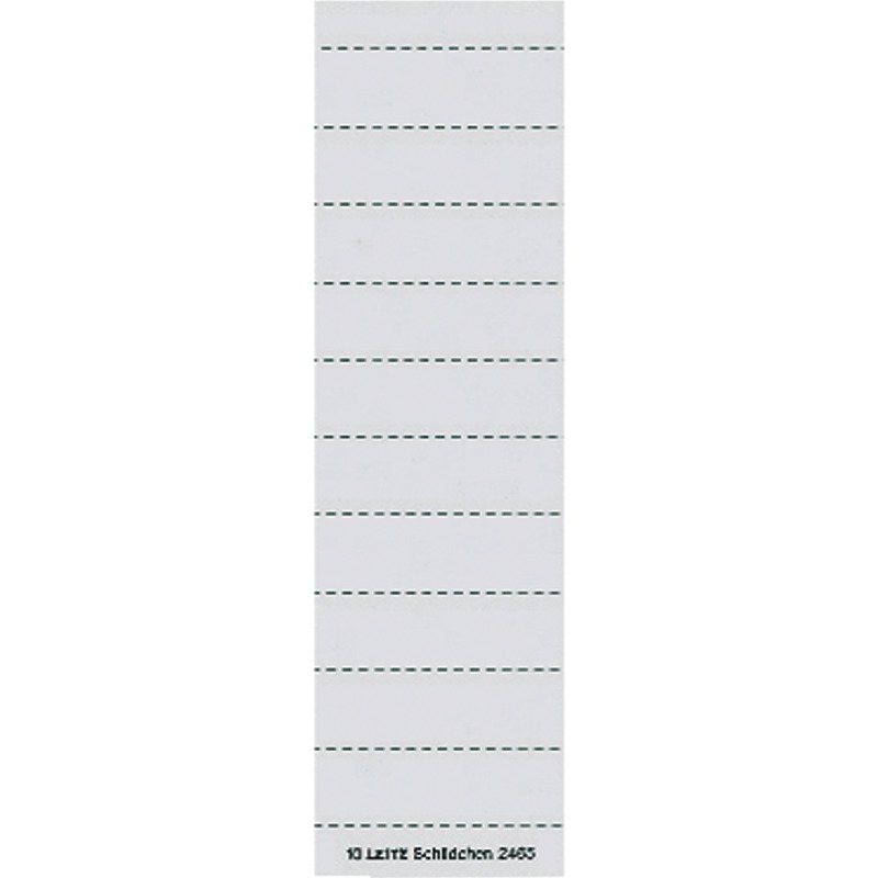 LEITZ Einsteckschilder 2465, weiß