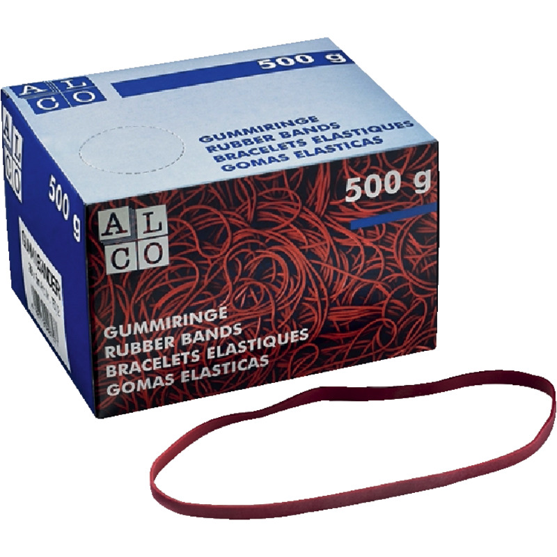 ALCO Gummibänder, 6 x 200 mm, 500 g ALCO Gummibänder, 6 x 200 mm, 500 g