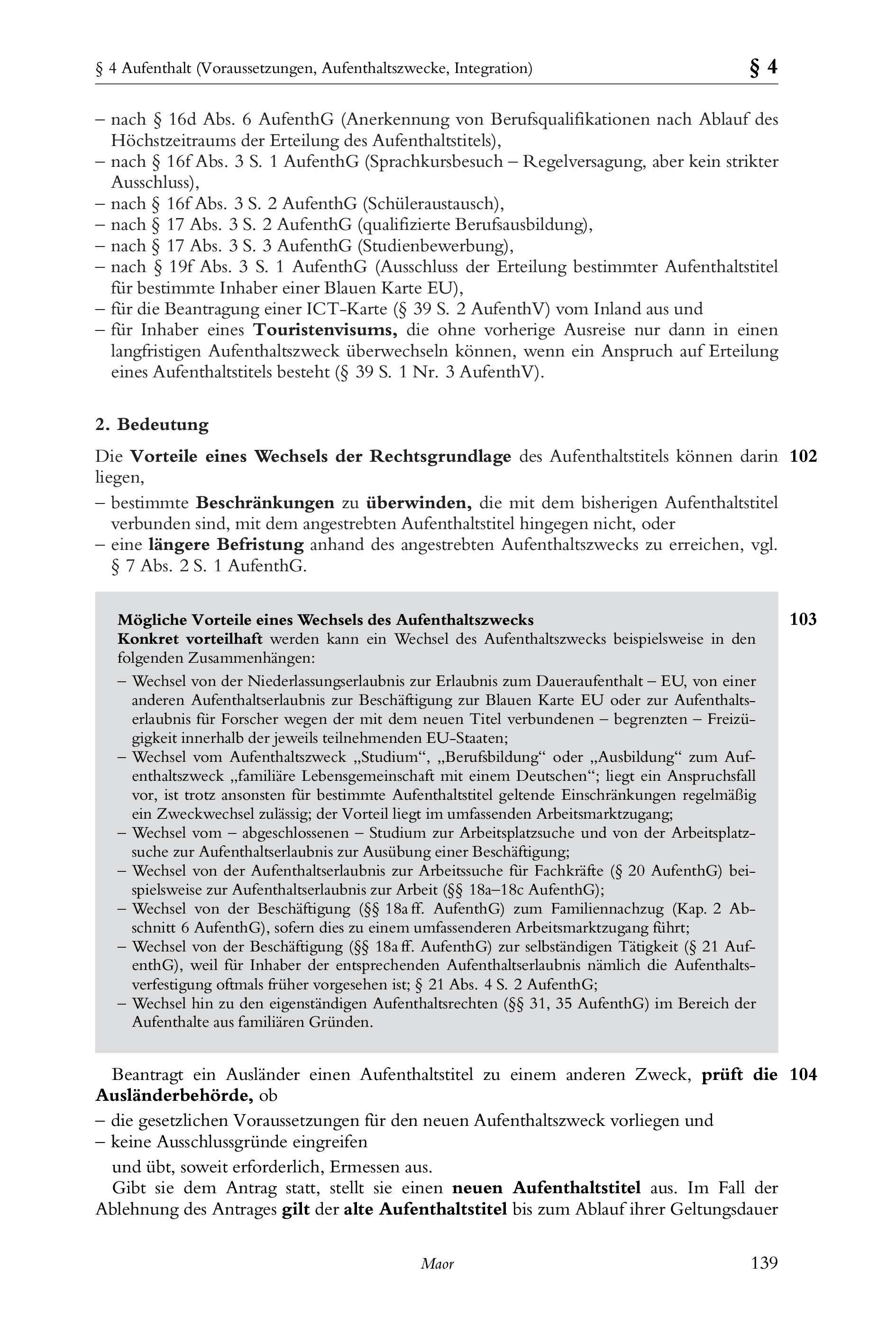 Handbuch Zuwanderungsrecht