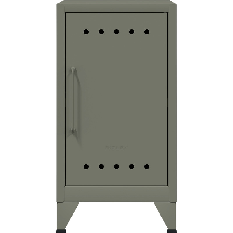 Bisley Fern Mini Ablageschrank, rechtsseitig öffnend - lichtgrau