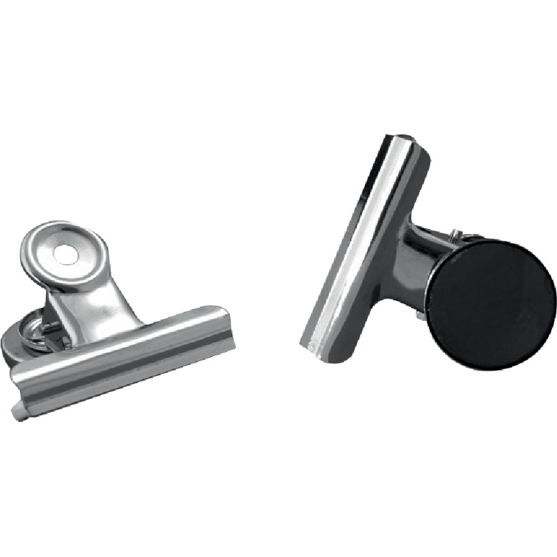 SAKOTA Briefklemmer mit Magnet, Klemmbreite 31 mm, 12 Stück