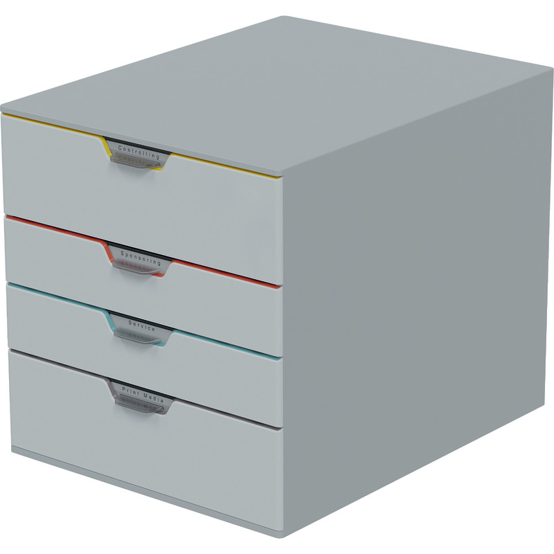 DURABLE Schubladenbox VARICOLOR® MIX 4, weiß