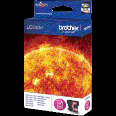 Brother Tintenpatrone LC980M, magenta