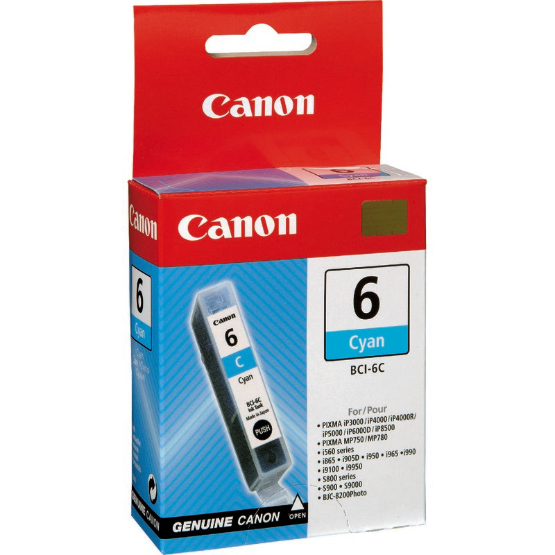 Canon Tintenpatrone BCI-6C, cyan