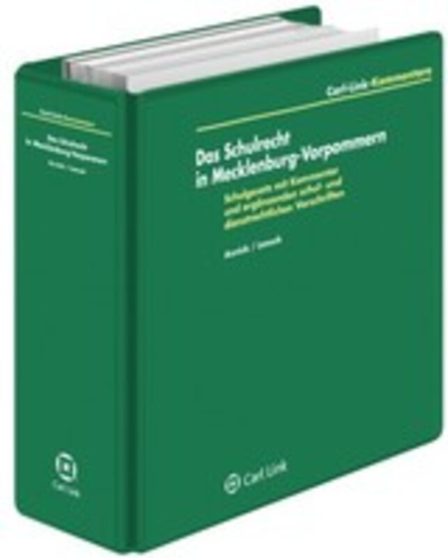Das Schulrecht in Mecklenburg-Vorpommern - mit Fortsetzungsbezug