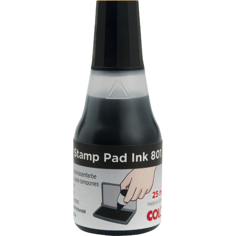 COLOP Dokumentenechte Stempelfarbe COLOP 801 - schwarz COLOP Dokumentenechte Stempelfarbe COLOP 801 - schwarz