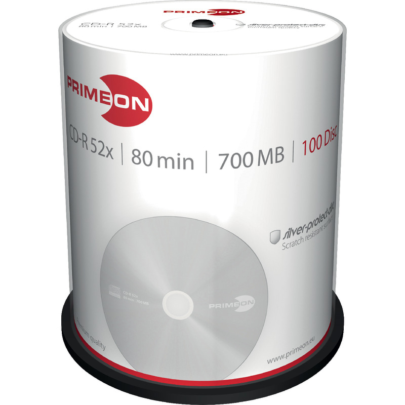 PRIMEON CD-R 700 MB, 100er Spindel