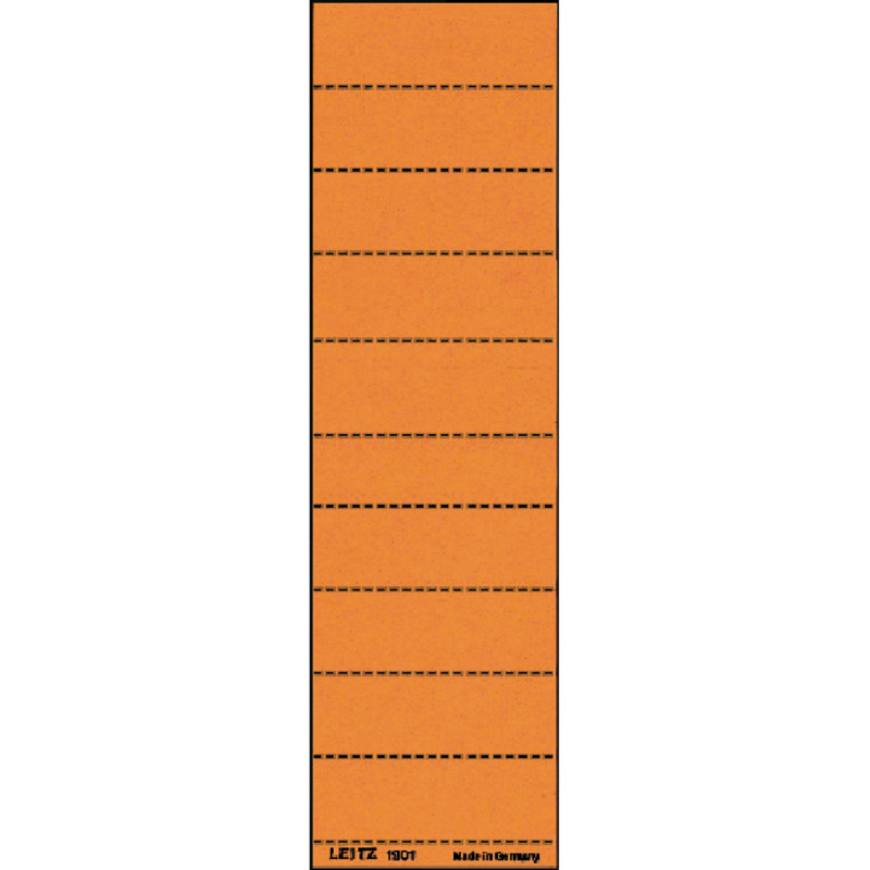 LEITZ Beschriftungsschildchen 1901-00, für Hängeregistratur, 100 Stück - orange