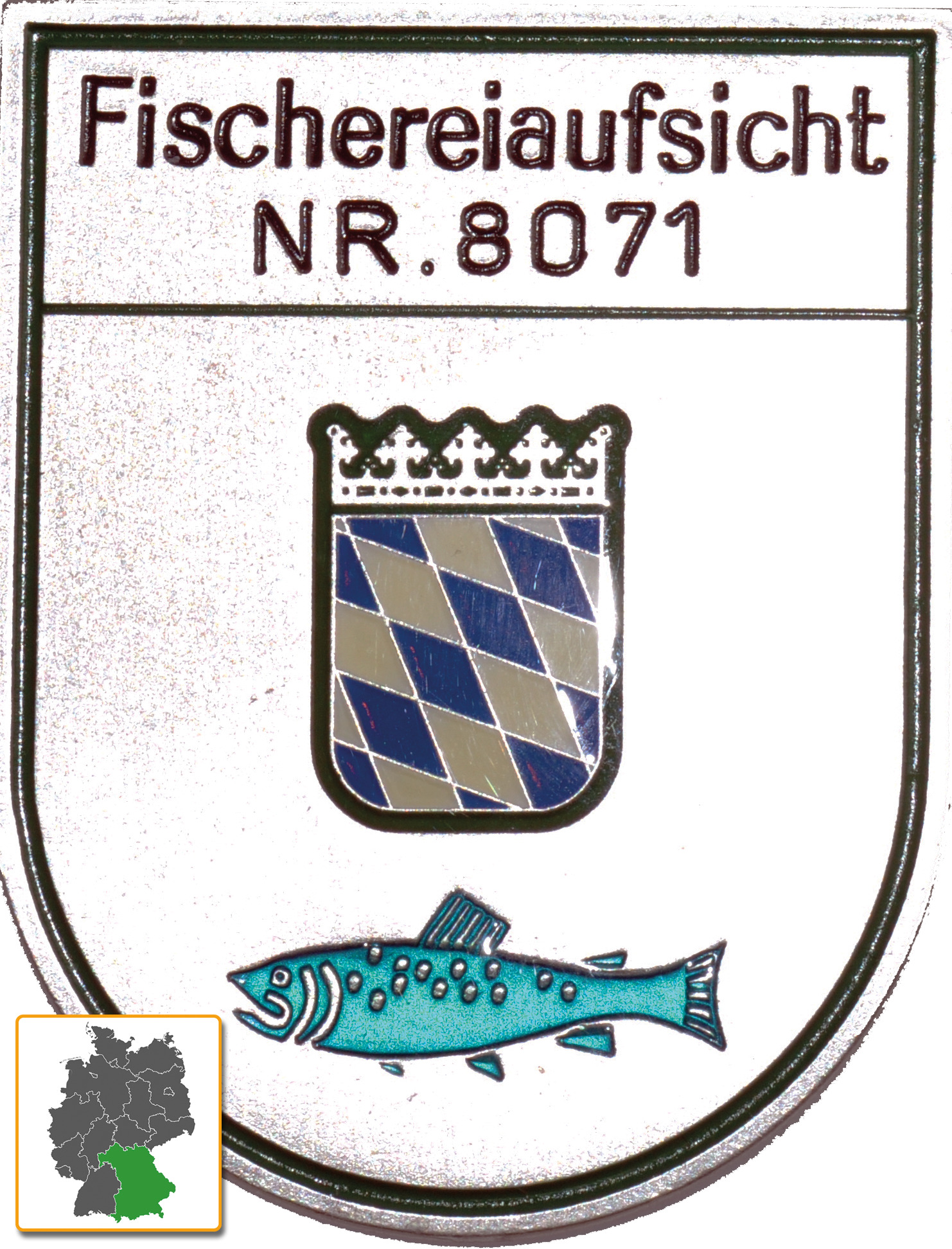 Abzeichen für Fischereiaufseher