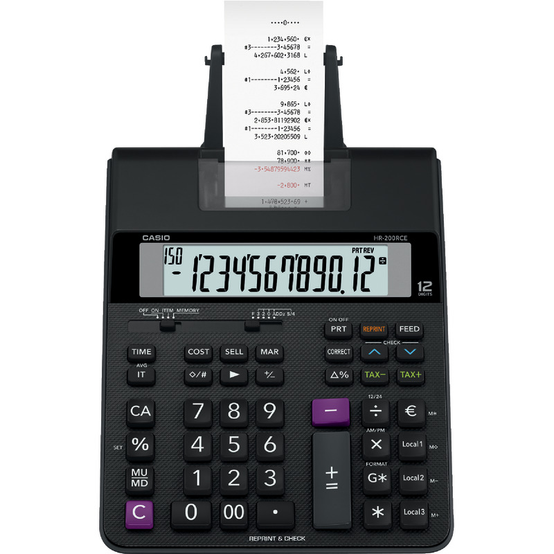 CASIO Tischrechner HR-200RCE