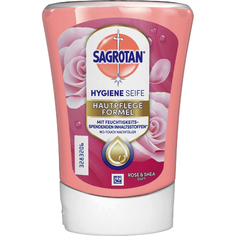 Sagrotan Nachfüller für No-Touch Seifenspender, Cashmere  Rosenessenz, 250 ml Flasche