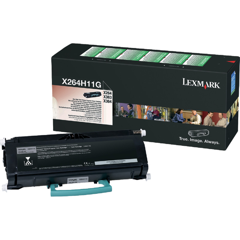 LEXMARK Toner X264H11, schwarz