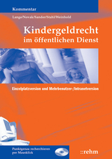 Kindergeldrecht im öffentlichen Dienst CD-ROM - mit Fortsetzungsbezug