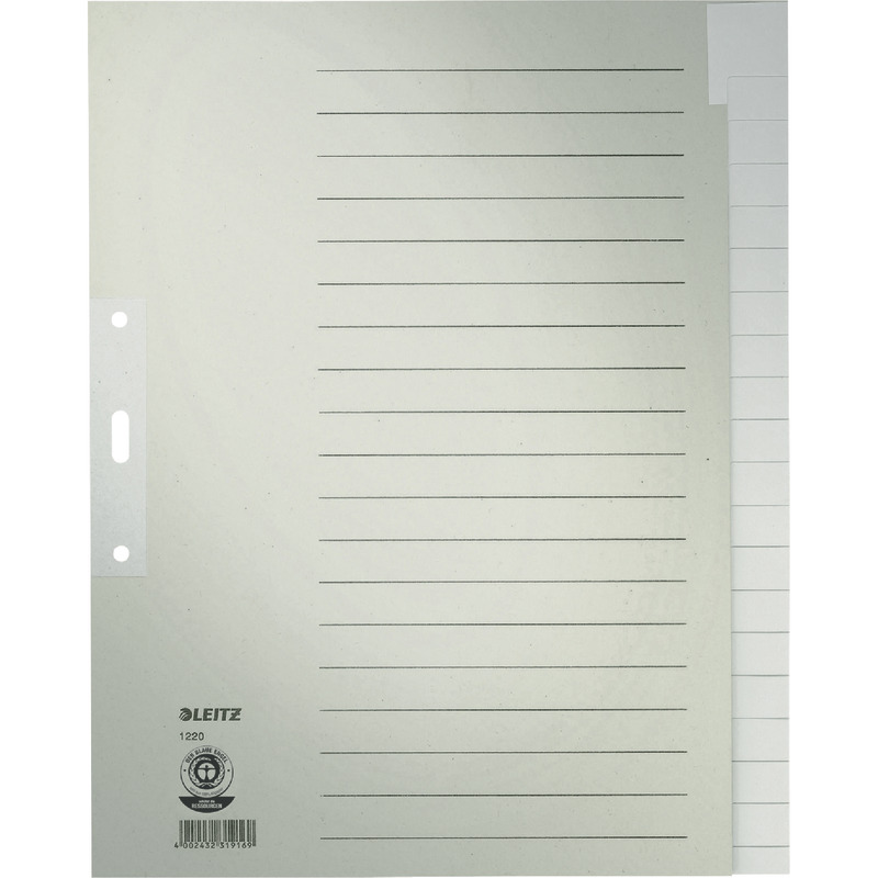 LEITZ Papier-Register 1220, Taben blanko