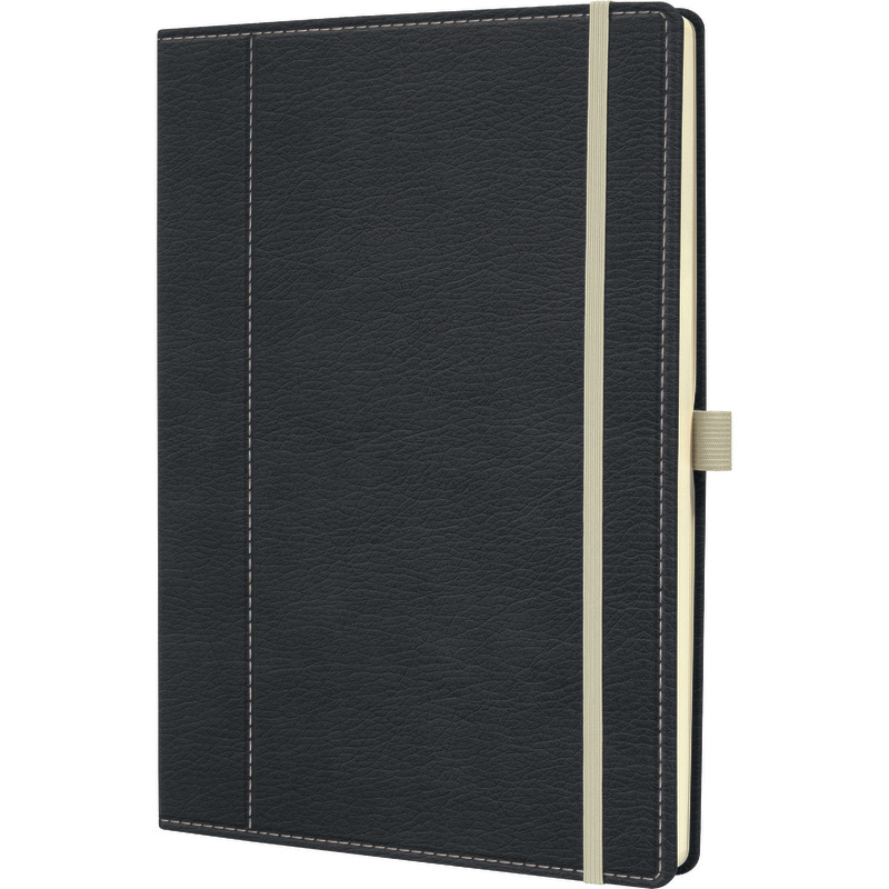 Sigel Notizbuch Conceptum® Casual, Hardcover, ca. DIN A4, Dot-Lineatur, 194 Seiten - grau