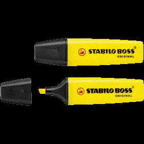 STABILO BOSS Textmarker ORIGINAL, Einzelfarben - gelb