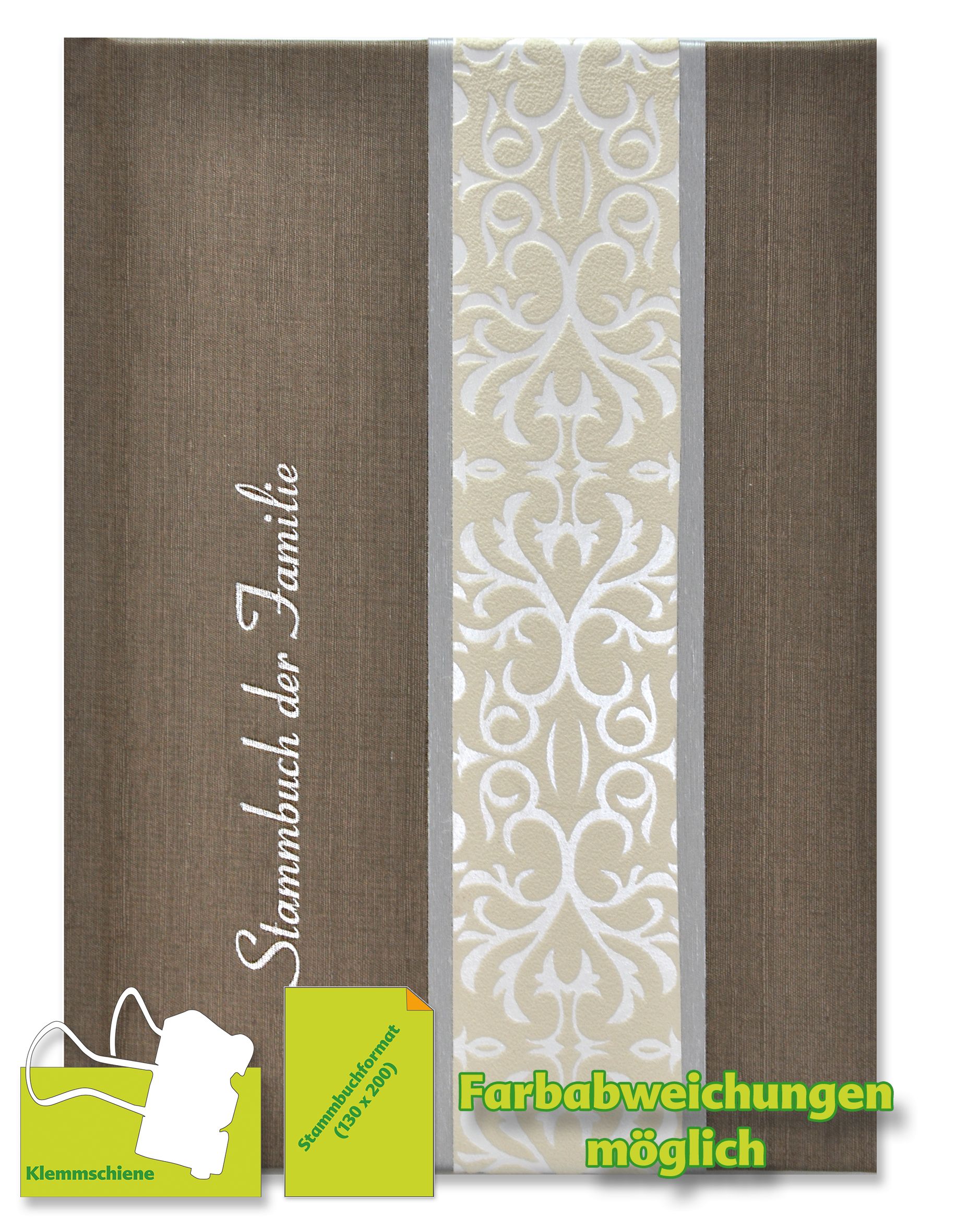 Stammbuch Niro mit Klemmschiene