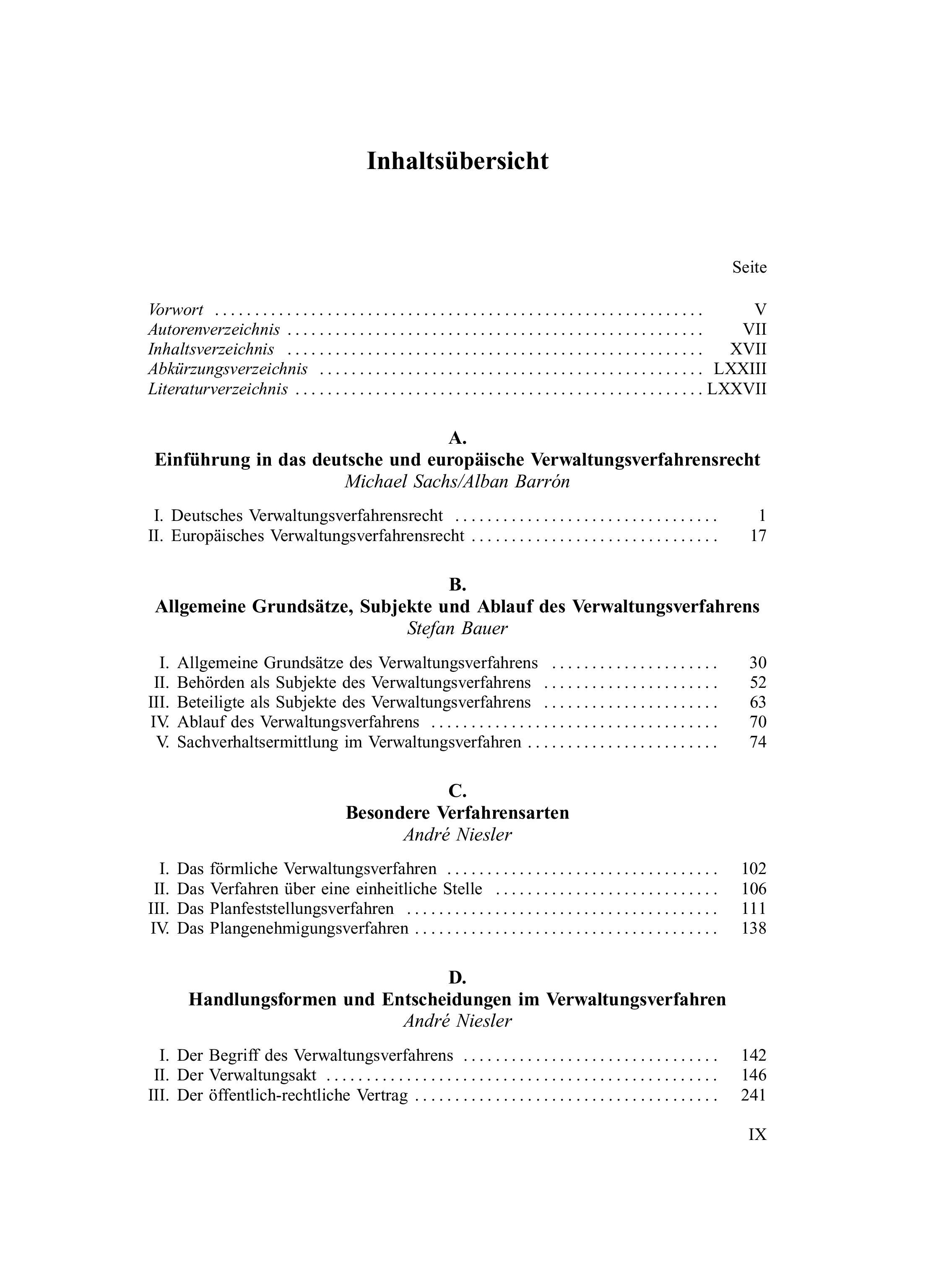 Handbuch Verwaltungsverfahren und Verwaltungsprozess