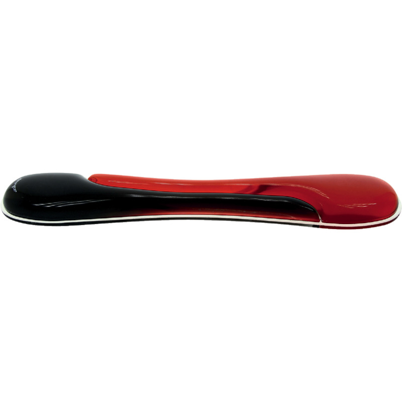Kensington Duo Gel-Handgelenkauflage für Standardtastaturen - rot / schwarz