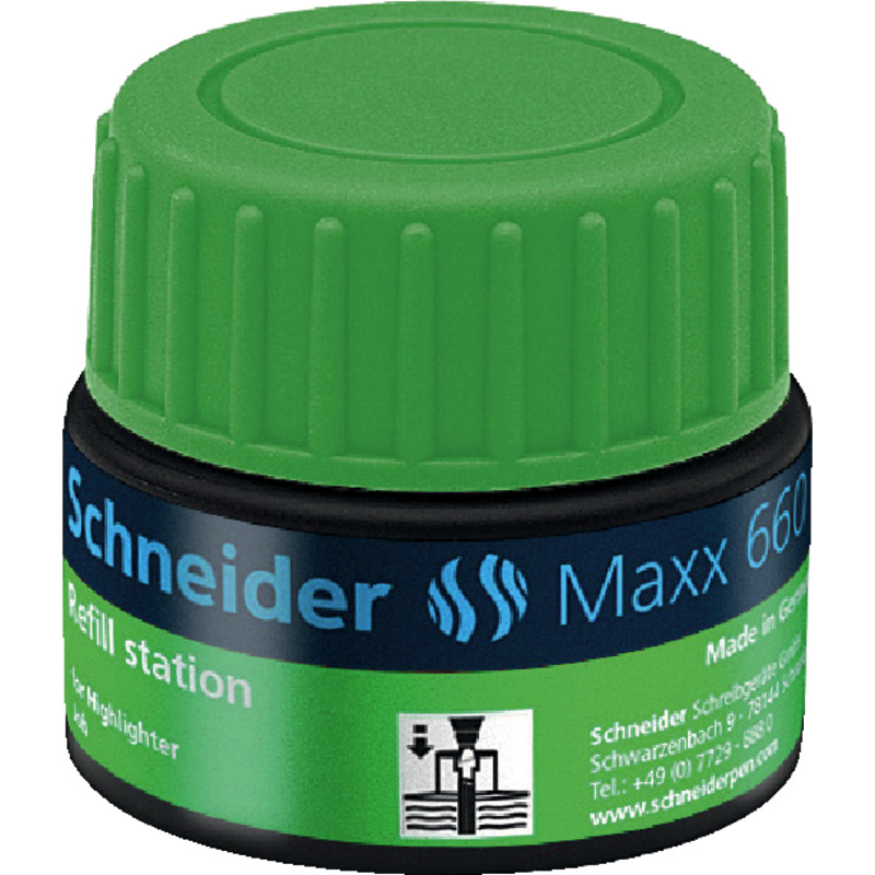 SCHNEIDER Refillstation Maxx 660 für Textmarker - grün