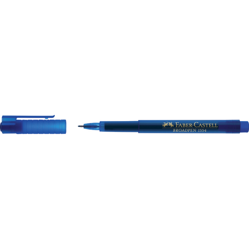 FABER-CASTELL Fineliner BROADPEN Document 1554 - blau