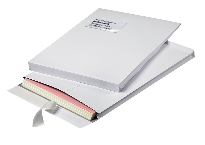 BONG Versandtasche DIN C4 mit Seitenfalte und 20 mm Stehboden, mit Fenster, weiß, Pack: 25 Stück BONG Versandtasche DIN C4 mit Seitenfalte und 20 mm Stehboden, mit Fenster, weiß, Pack: 25 Stück