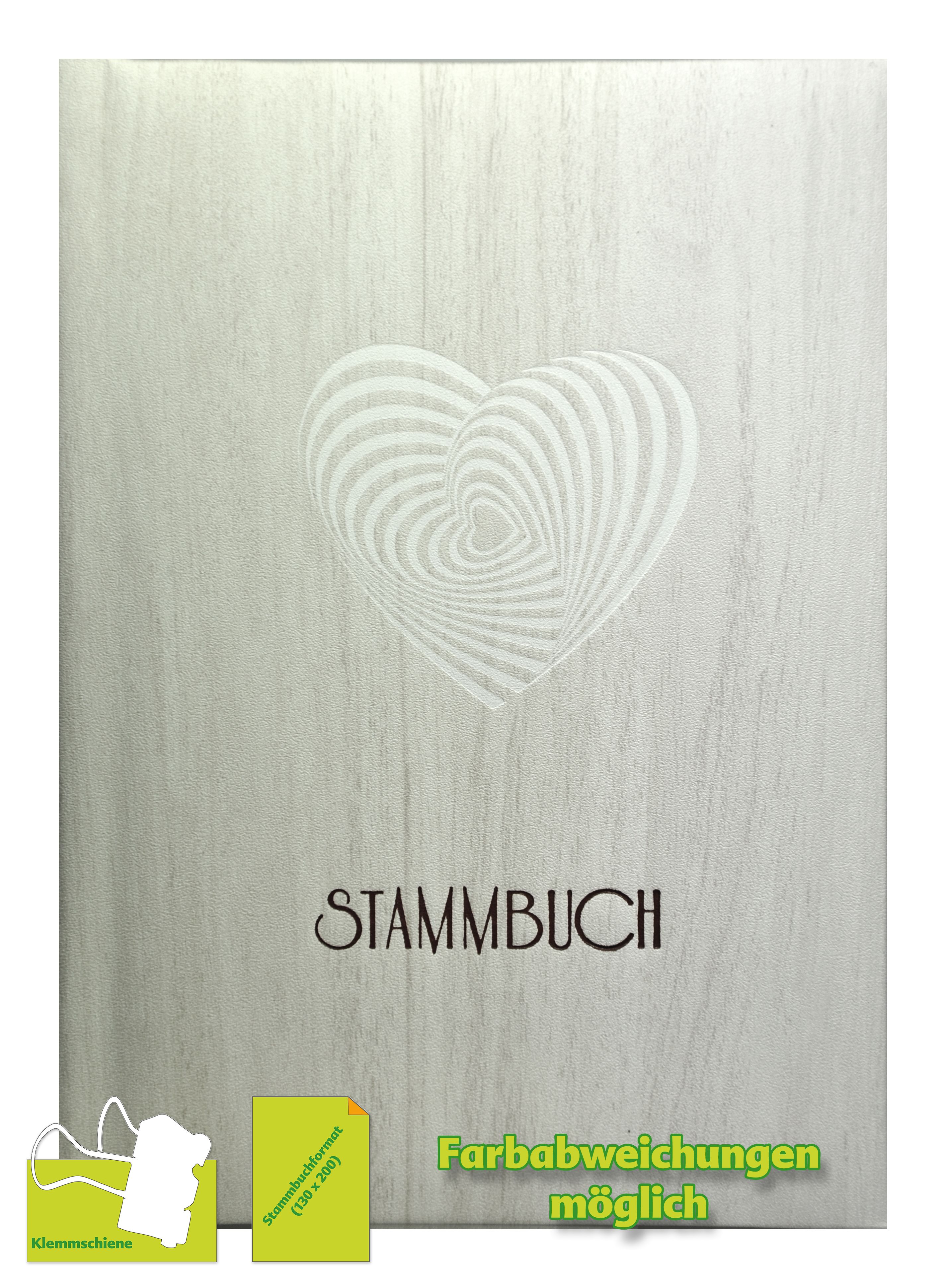 Stammbuch SKANDIA in Holzoptik