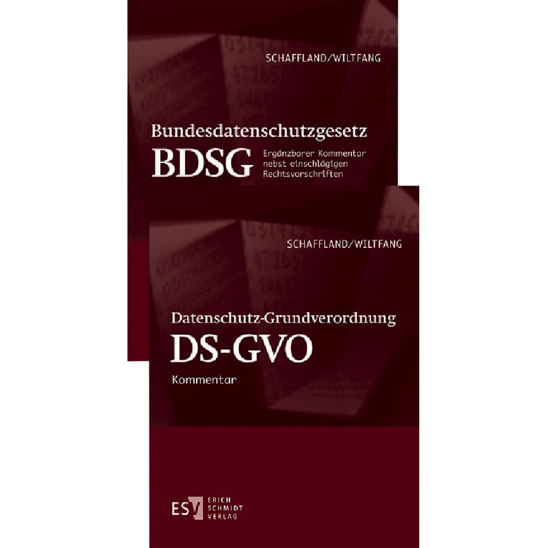 Datenschutz-Grundverordnung (DS-GVO)/ Bundesdatenschutzgesetz (BDSG) - mit Fortsetzungsbezugsbezug