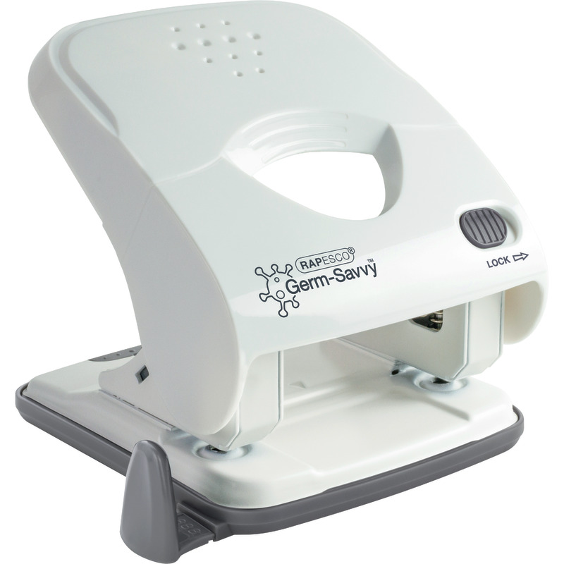 RAPESCO® Bürolocher  X5 ECO Less Effort Germ Savvy™ - weiß