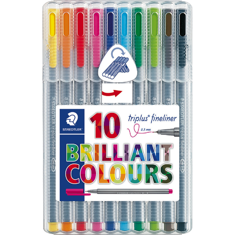 STAEDTLER triplus® fineliner 334 SB10, 10er Box