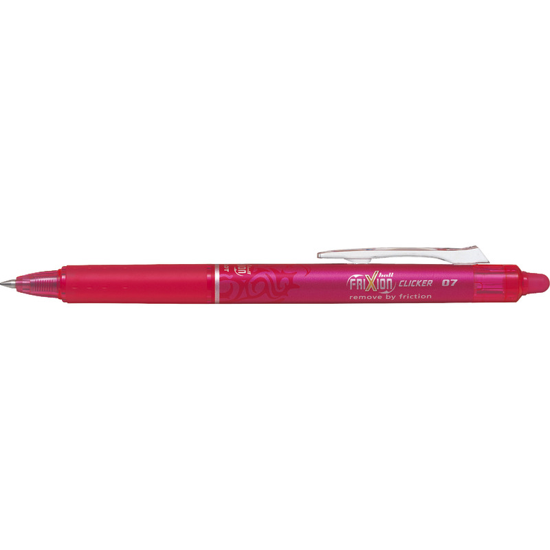 PILOT Tintenroller FRIXION BALL CLICKER 07 - pink