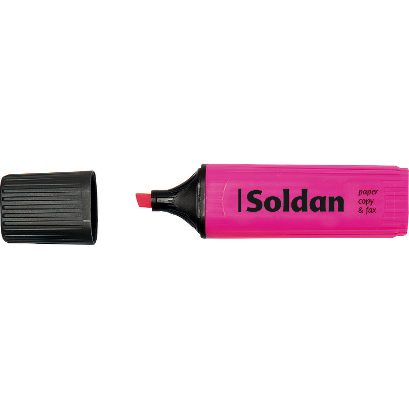 SoldanPlus Textmarker, Einzelfarben - rosa