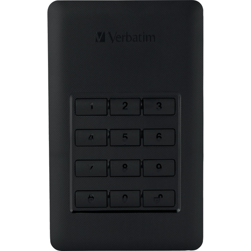 Verbatim externe HDD Festplatte USB 3.1 - 2 TB Code Zugang