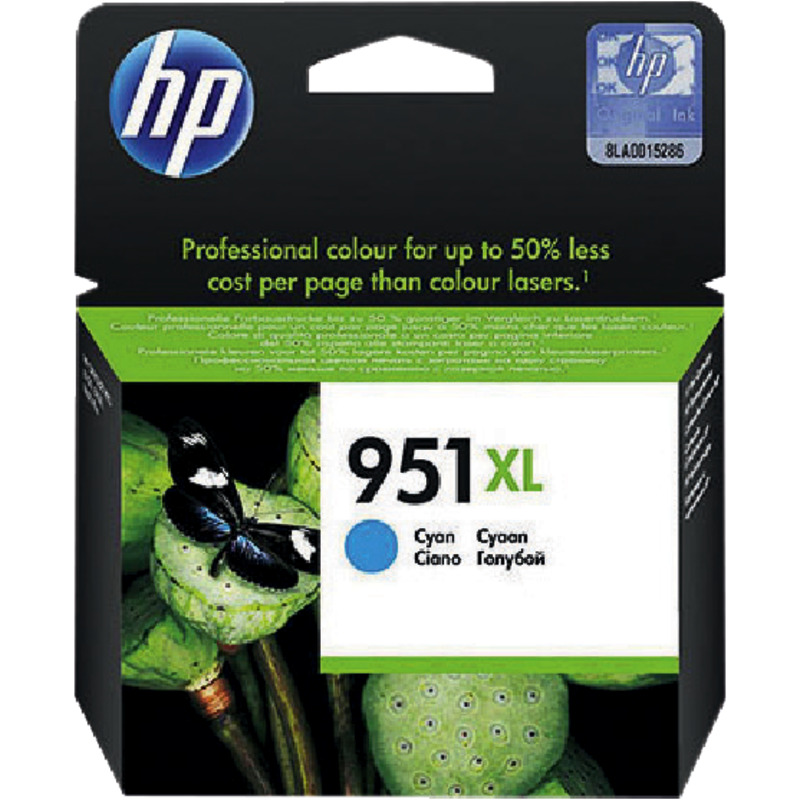 hp Tintenpatrone CN046AE (Nr. 951XL), cyan