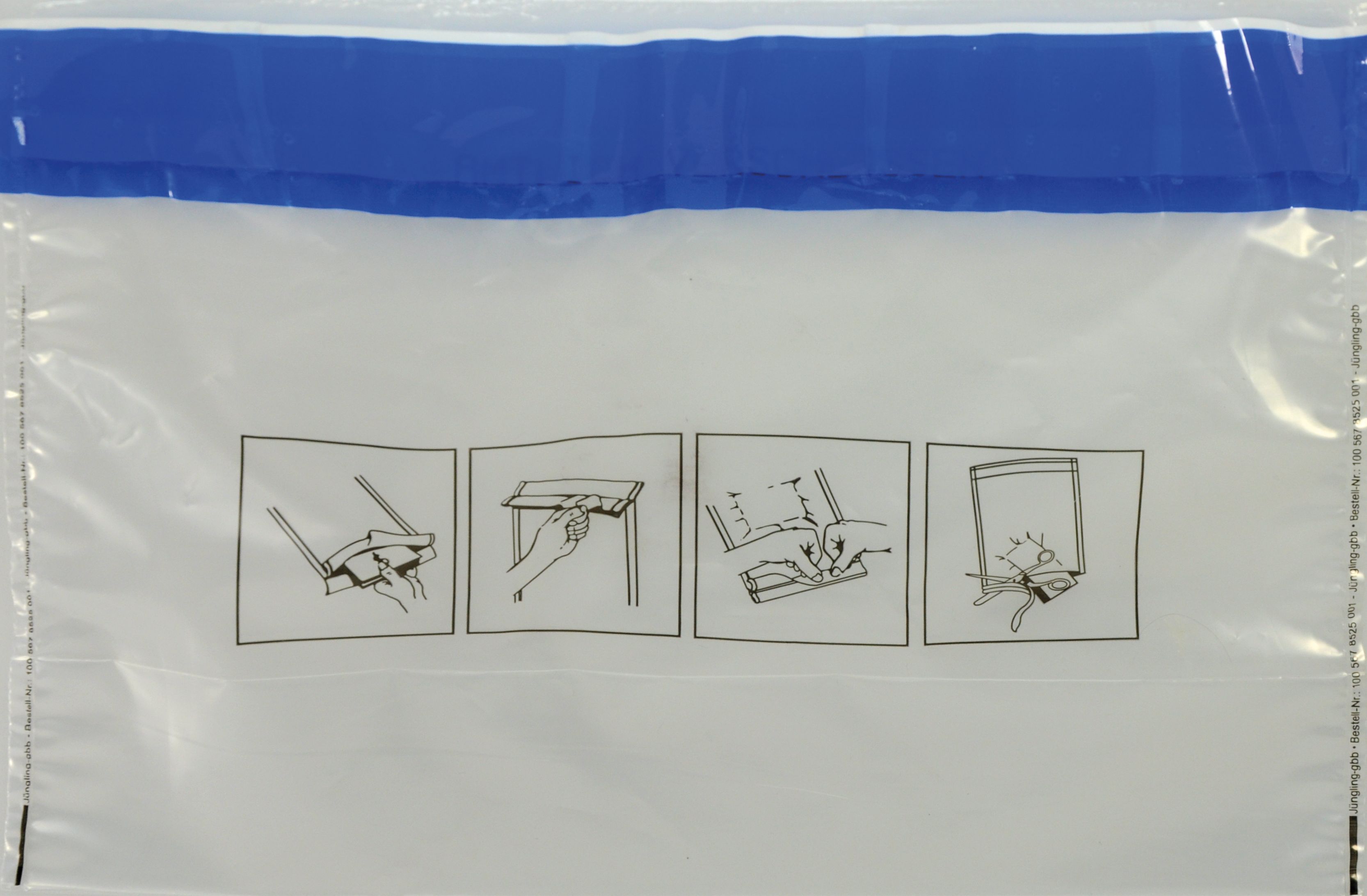 Probenbeutel manipulationssicher 260 x 190 x 100 mm