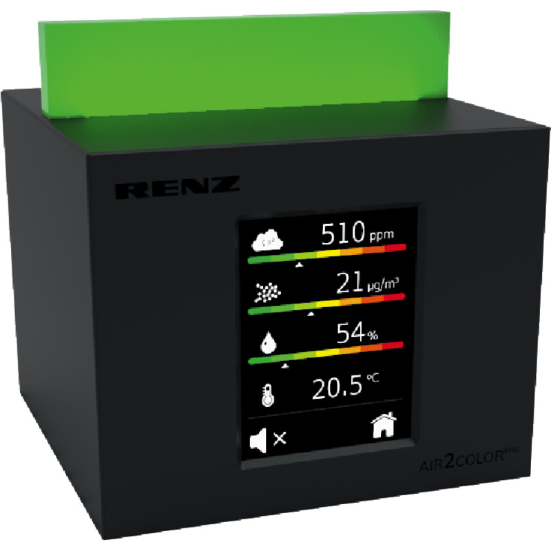 RENZ Luftqualitätsmesser AIR2COLOR PRO CO2-Ampel