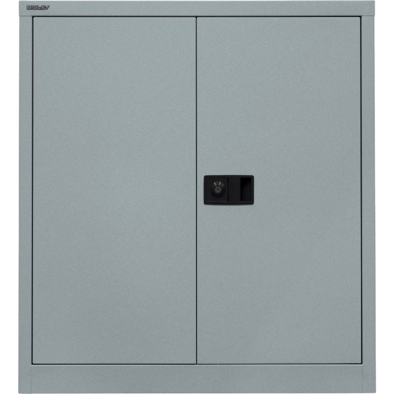 BISLEY Flügeltürenschränke UNIVERSAL, 1 Fachboden/2 Ordnerhöhen - silber