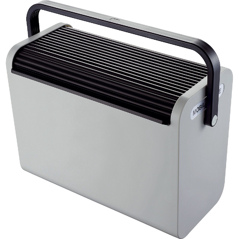 Helit Mobilbox mit Rolloverschluss 81 - lichtgrau/schwarz